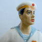 RUSSIAN CERAMIC FIGURE SAILOR PLAYING GUITAR vintage