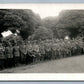 WWII ITALIAN MILITARY GROUP VINTAGE REAL PHOTO POSTCARD RPPC