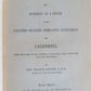 1860 DECK & PORT Cruise in US Frigate Congress to California Incidents ANTIQUE