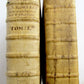 1715-1731 2 VOLUMES Commentarius in Epistolae ad Ephesios antique VELLUM Latin