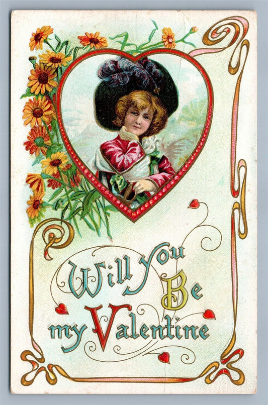 VERNFIELD PA VALENTINE ANTIQUE SAMPLE POSTCARD NYCE POST CARD Co ADVERTISING