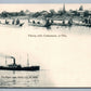 JAPAN GIFU FISHING w/ CORMORANTS S.S. AKI MARU ANTIQUE POSTCARD
