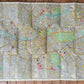 1890 TAPE INDICATOR MAP OF LONDON antique