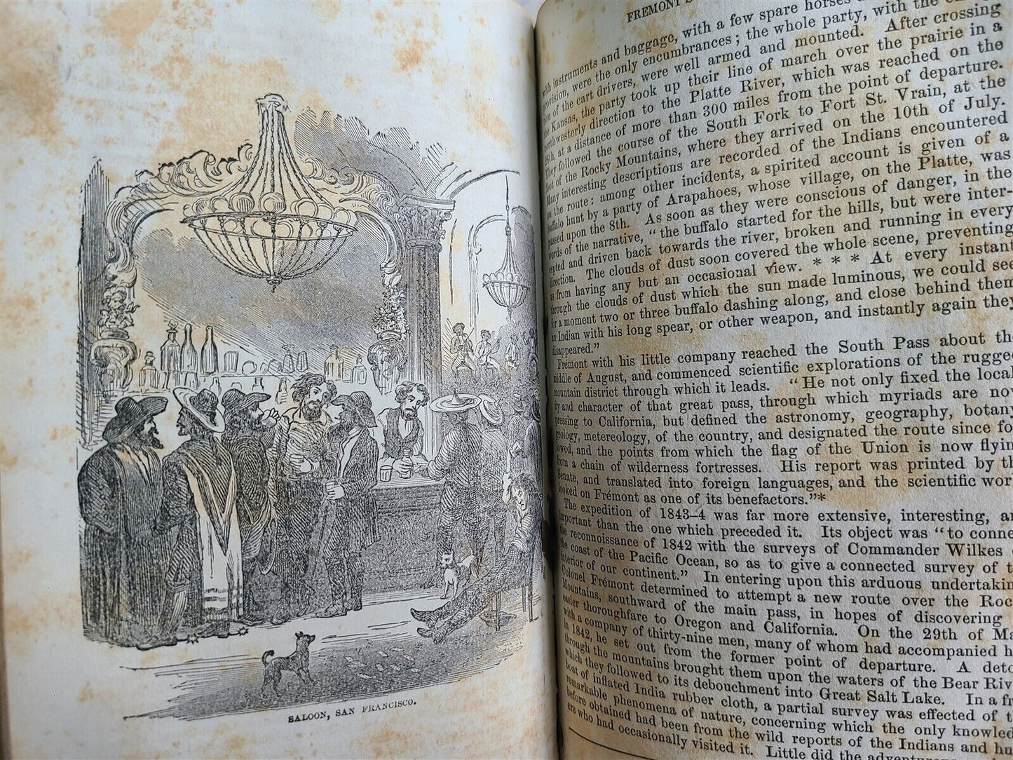 1866 PRAIRIE & ROCKY MOUNTAIN ADVENTURES or LIFE in the WEST antique ILLUSTRATED