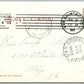 NEW BRUNSWICK NJ HIGH SCHOOL UNDIVIDED 1905 ANTIQUE POSTCARD w/ CORK CANCEL