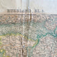 1912 GERMAN MAP of RUSSIA ANTIQUE size 12 by 14" ORIGINAL pre-WWI