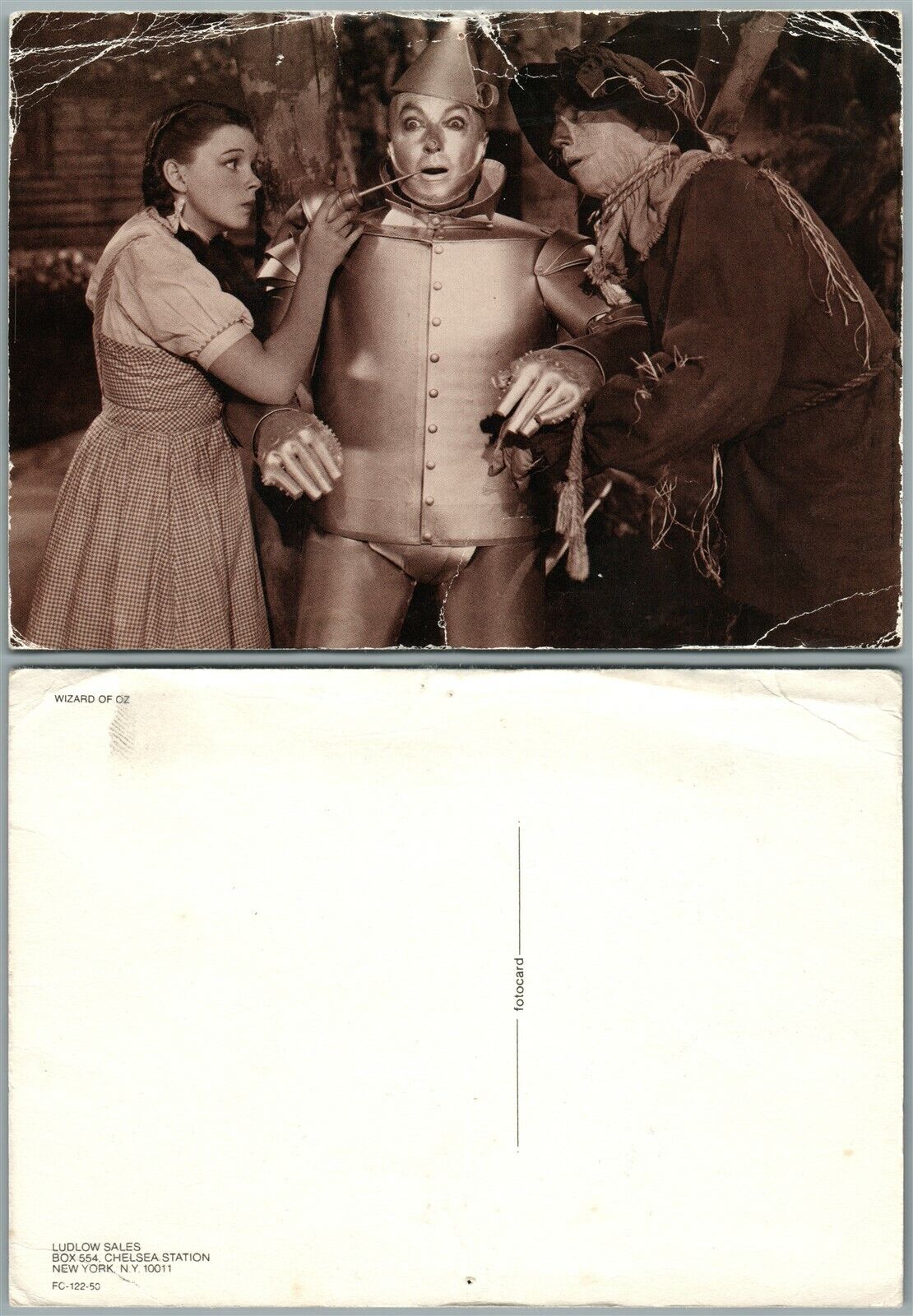 WIZARD OF OZ VINTAGE POSTCARD