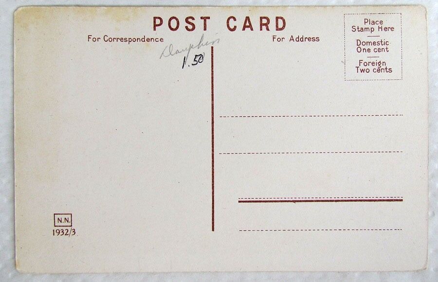 ANTIQUE POSTCARD FRONT STREET NORTH FROM PINE STREET STEELTON PA railroad tracks