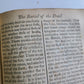 1762 BOOK OF COMMON PRAYER in ENGLISH w/ PSALMS of DAVID ANTIQUE