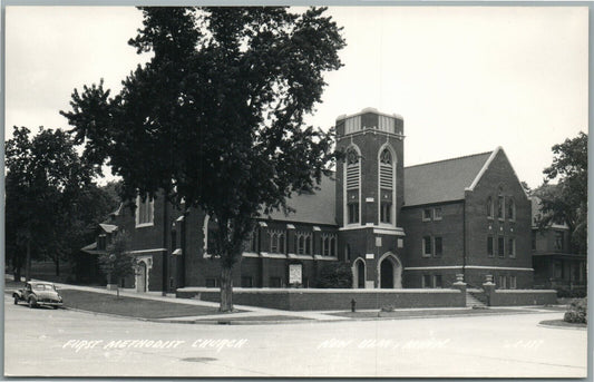 NEW ULM MN FIRST METHODIST VINTAGE REAL PHOTO POSTCARD RPPC