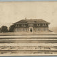 WOODLAWN PA JOHN & LAUGHLIN OFFICE RAILROAD ANTIQUE REAL PHOTO POSTCARD RPPC
