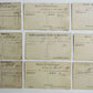 1870s-90s LOT of 9 BANKS of MARIETTA OHIO ANTIQUE STATEMENT CARDS POSTCARDS