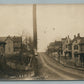 BENDERSVILLE PA RAILROAD STREET EAST ANTIQUE REAL PHOTO POSTCARD RPPC