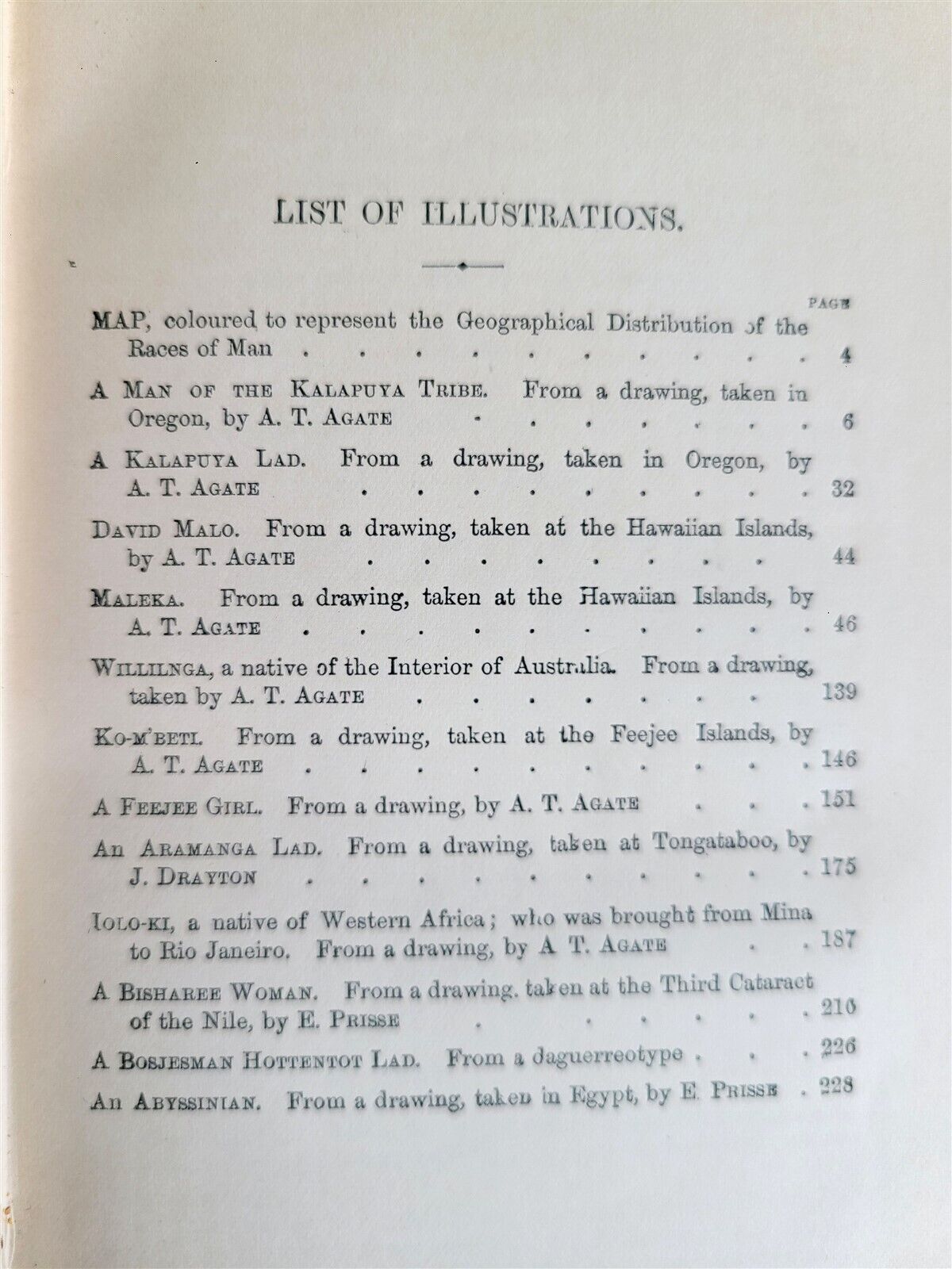 1895 RACES of MAN by CHARLES PICKERING M.D. antique ILLUSTRATED