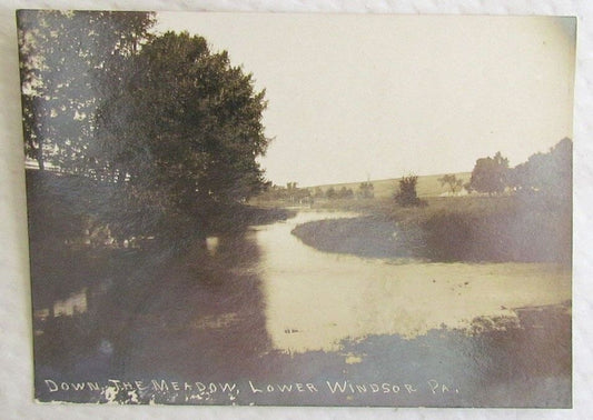 LOWER WINDSOR PA VINTAGE RPPC REAL PHOTO POSTCARD