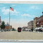 VINTAGE POSTCARD MAIN STREET LOOKING WEST RAVENNA OHIO