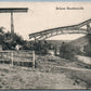 DESTROYED BRIDGE FRANCE MILITARY FELDPOSTKARTE GERMAN ANTIQUE POSTCARD