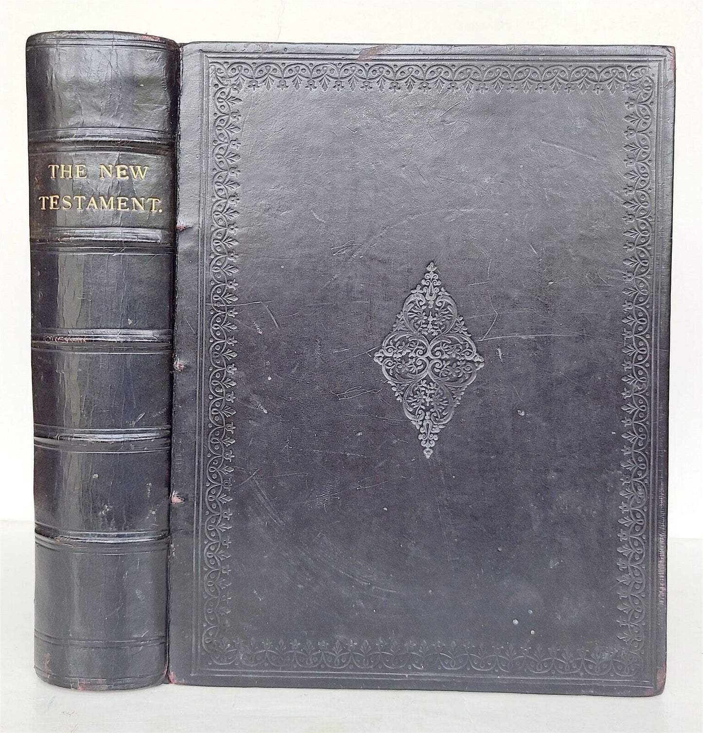 1883 BIBLE in ENGLISH antique BEAUTIFULLY ILLUSTRATED