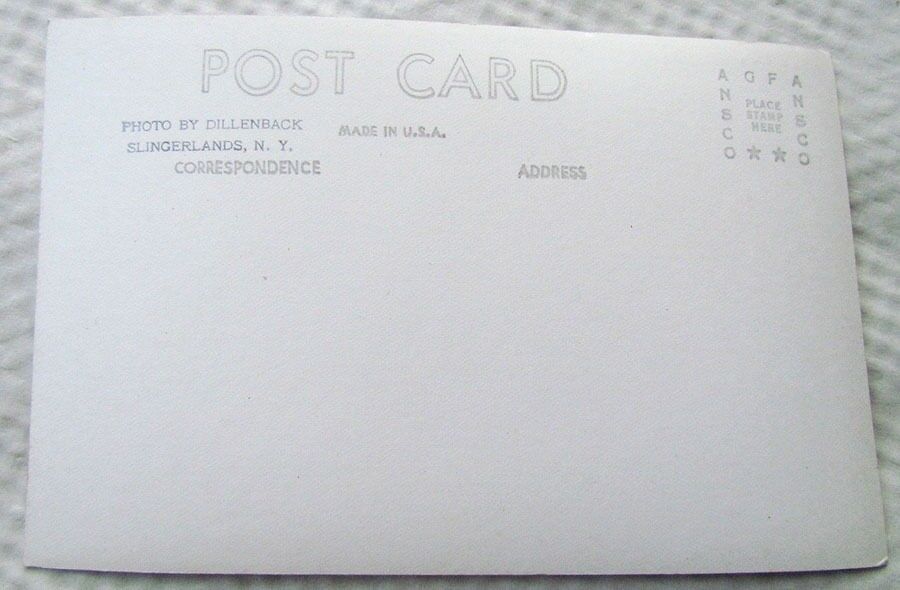 NATHANIEL ADAMS BLANCHARD AMERICAN LEGION DELMAR NY VINTAGE RPPC PHOTO POSTCARD