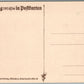 GERMAN AIRDROME BIPLANE AIRPLANE ANTIQUE POSTCARD