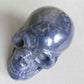 SKULL HAND CARVED OF LAPIS vintage carving