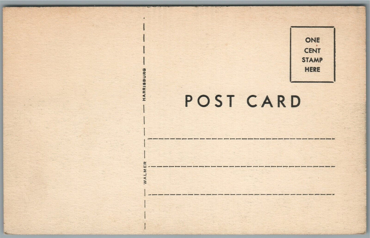 NORRHUMBERLAND PA POST OFFICE VINTAGE POSTCARD