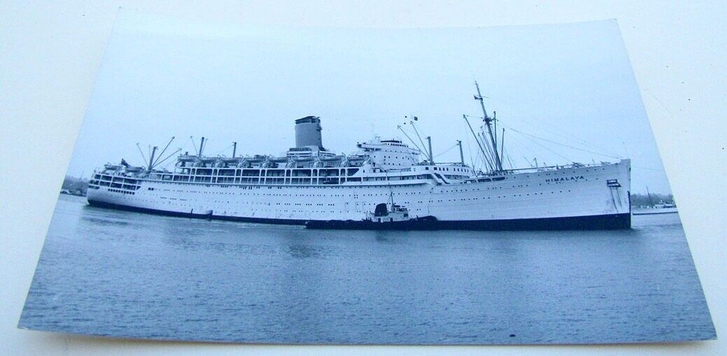 VINTAGE PHOTO BRITISH SHIP SS HIMALAYA