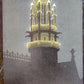 UNUSED ANTIQUE POSTCARD PRUDENTIAL TOWER BY NIGHT NEWARK N.J.