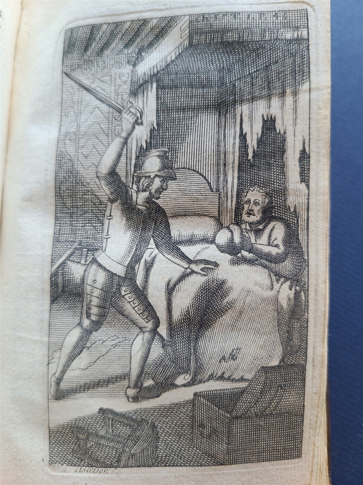 1716 DON QUIXOTE DE LA MANCHE 2 VOLS antique ILLUSTRATED RARE FRENCH EDITION