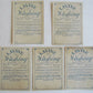 HARTFORD CT LAVINE WASHING SET OF 5 ANTIQUE VICTORIAN TRADE CARDS