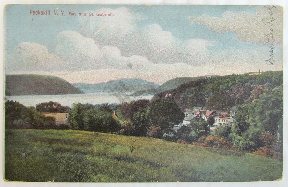 PEEKSKILL N.Y. BAY & ST.GABRIEL'S ANTIQUE POSTCARD