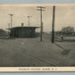 ELMER NJ RAILROAD STATION RAILWAY TRAIN DEPOT ANTIQUE POSTCARD