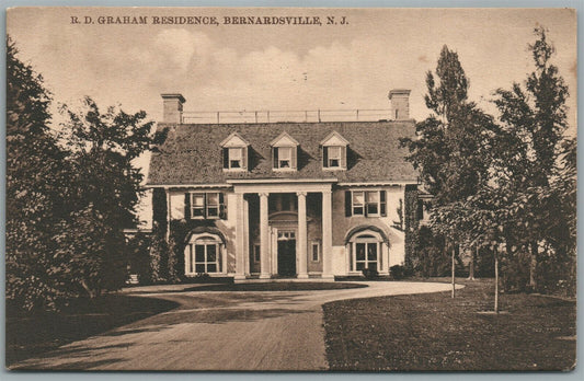 SWARTSWOOD NJ MONTE ALLEGRO ANTIQUE POSTCARD