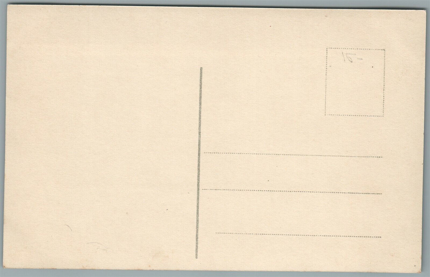 WWI GERMAN SOLDIERS SHOOTING AN AIRPLANE ANTIQUE POSTCARD