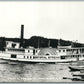 STEAMSHIP CRYSTAL STREAM ST. JOHN RIVER CANADA VINTAGE REAL PHOTO POSTCARD RPPC