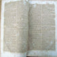 ANTIQUE 1749 AMAZING DECORATIVE VELLUM BOUND MASSIVE FOLIO by BASILII FABRI