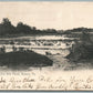 BRISTOL PA OLD MILL POND ANTIQUE POSTCARD