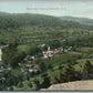 PRATTSVILLE NY BIRDS EYE VIEW ANTIQUE POSTCARD
