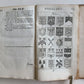 1730 ART of HERALDRY antique in ENGLISH illustrated