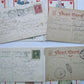 LOT of 10 VALENTINE MESSAGE ANTIQUE EMBOSSED POSTCARDS