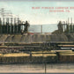 DIQUESNE PA BL;AST FURNACE CARNEGIE STEEL WORKS ANTIQUE POSTCARD