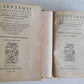 1566 TERTULLIANUS 2 volumes 16th CENTURY antique Ad complures veteres