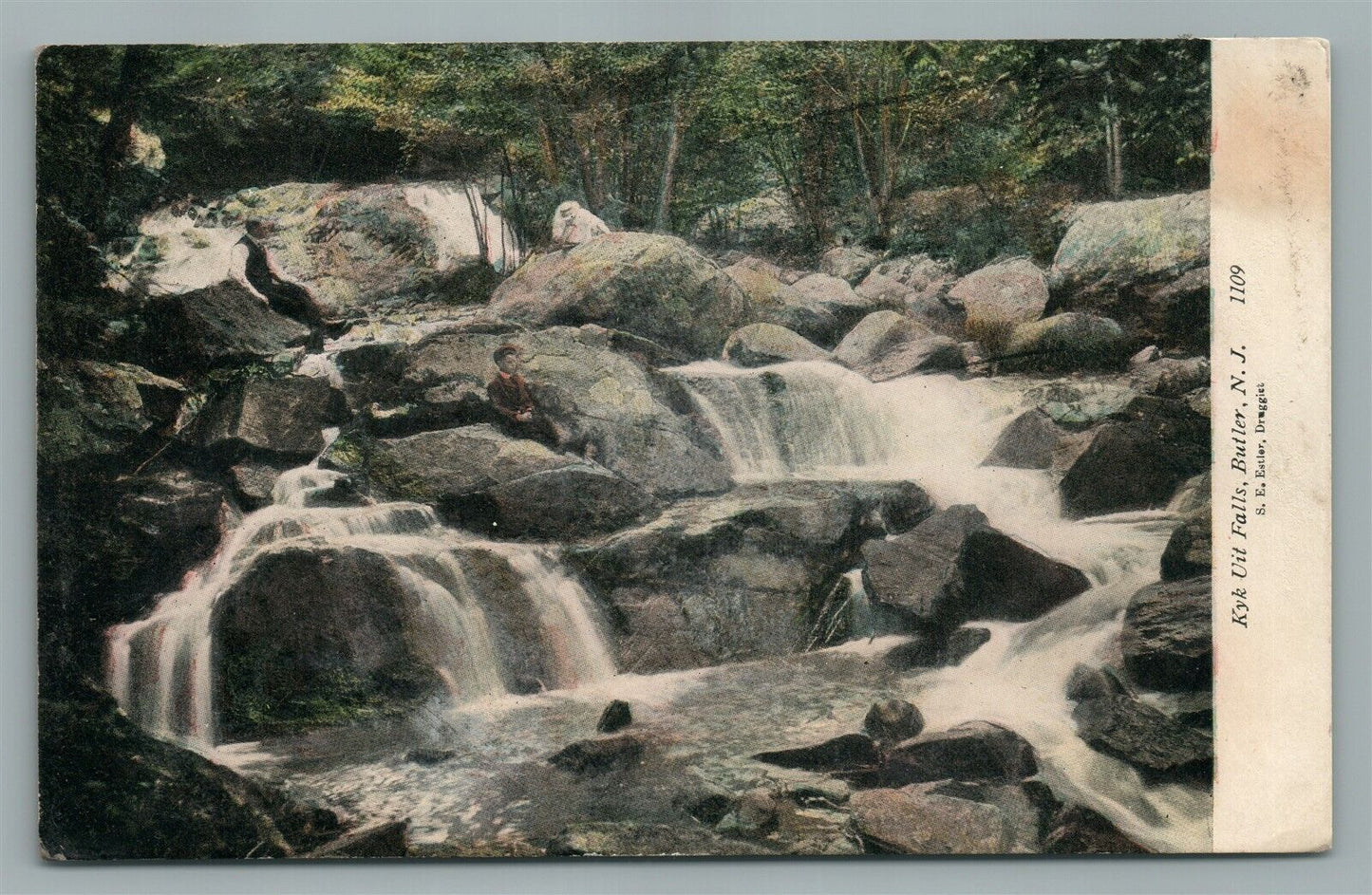 BUTLER NJ KYK UIT FALLS ANTIQUE POSTCARD