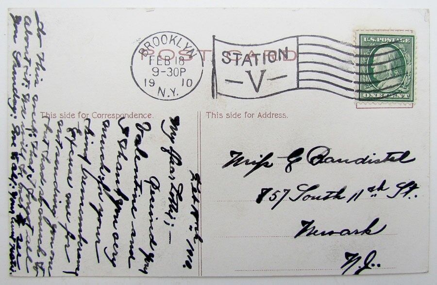 VINTAGE 1910 POSTCARD SEA BEACH LINE TUNNEL BAY RIDGE NY TRAIN railroad railway