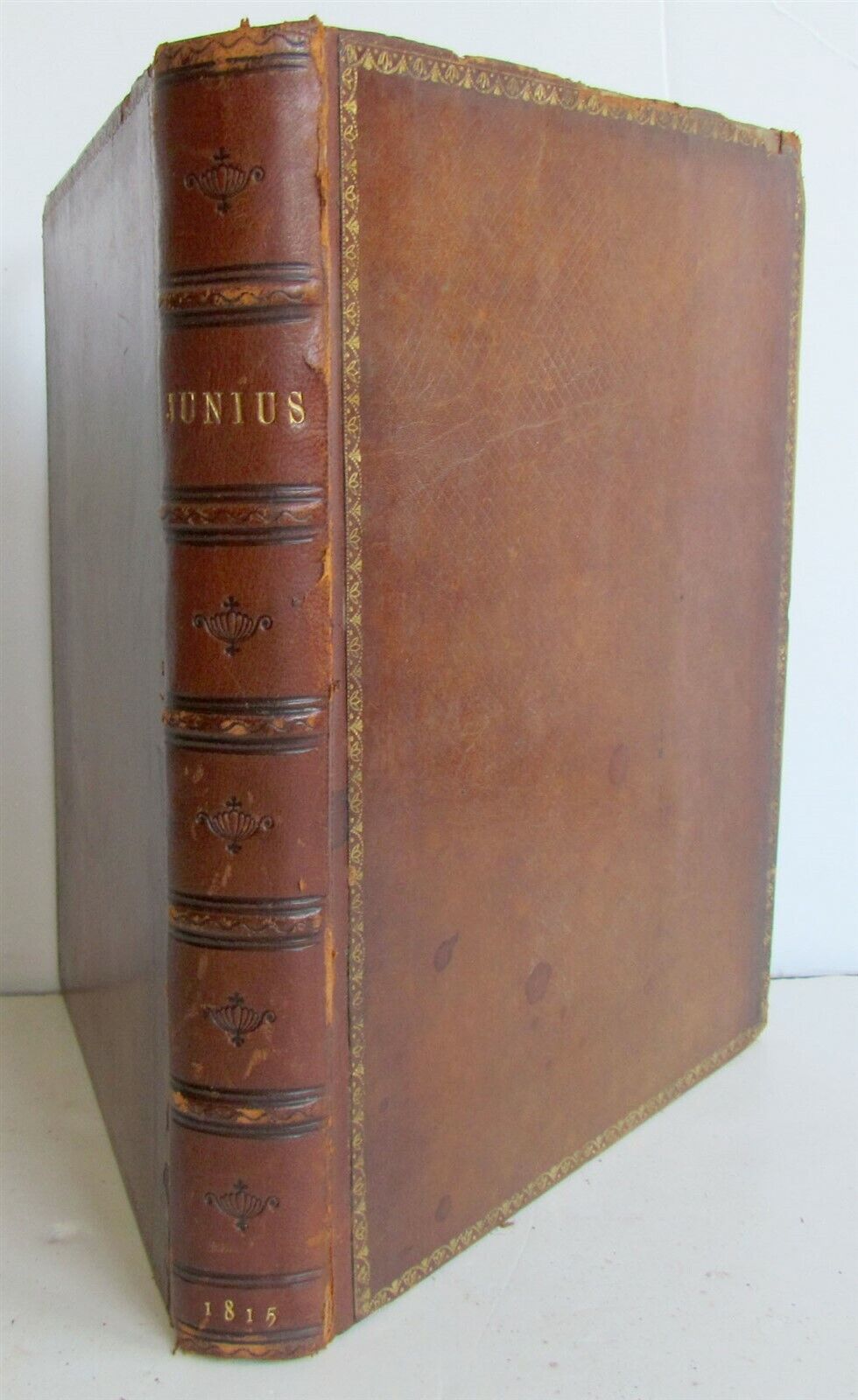 1813 JUNIUS STAT NOMINIS UMBRA antique ILLUSTRATED