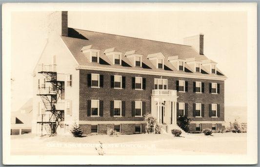 NEW LONDON NH COLBY JUNIOR COLLEGE VINTAGE REAL PHOTO POSTCARD RPPC