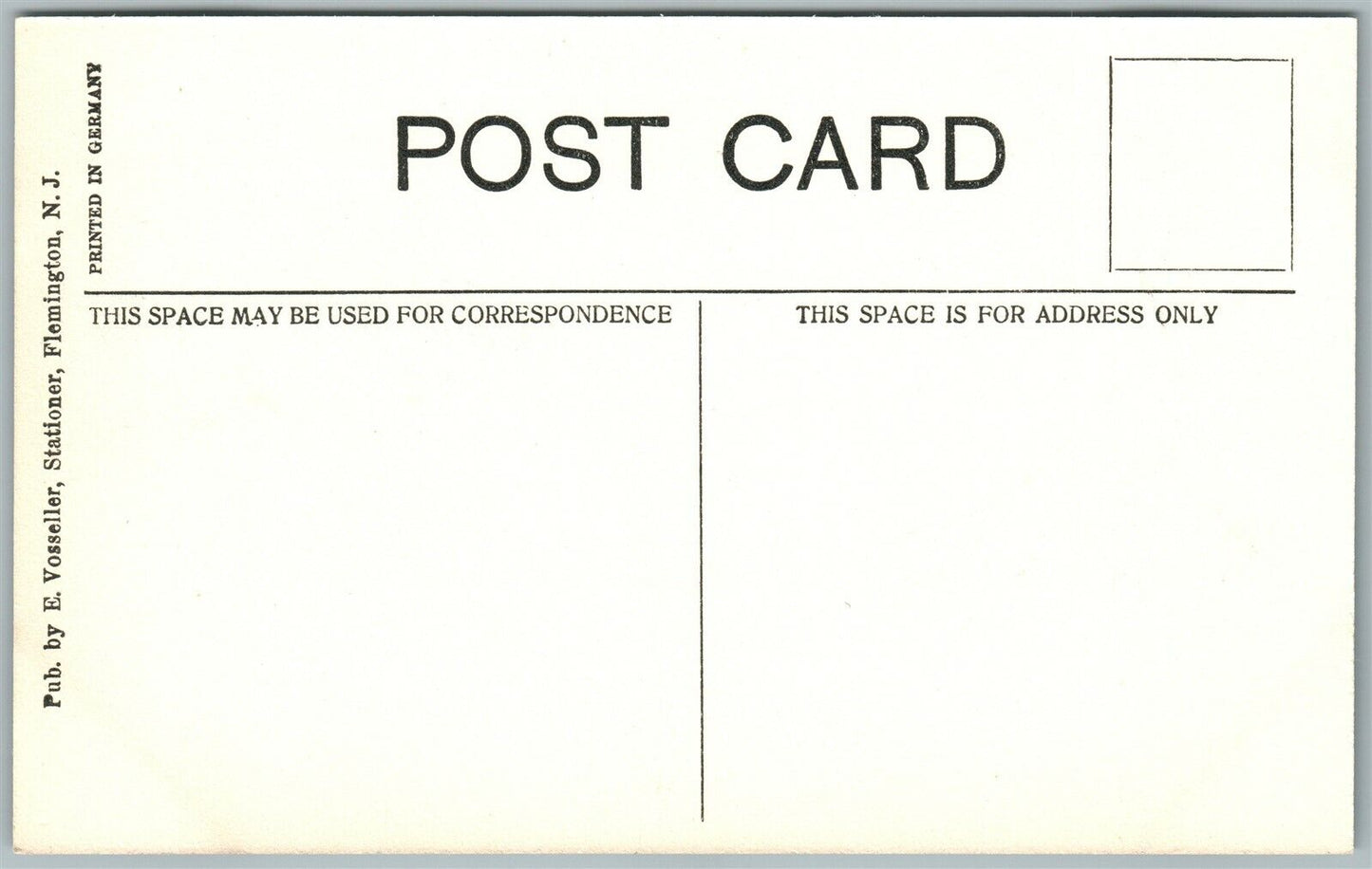 ALEXANDRIA NJ ST.THOMAS EPISCOPAL CHURCH ANTIQUE POSTCARD