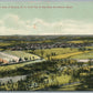 RAVENA NY BIRDS EYE VIEW ANTIQUE POSTCARD