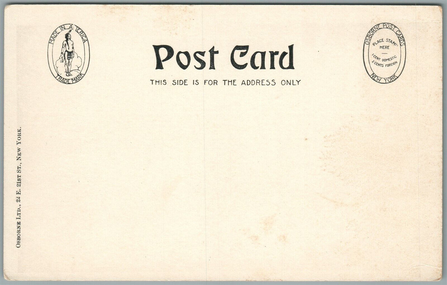 RUMSEN ROAD on JERSEY COAST NJ ANTIQUE POSTCARD