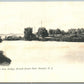 NEWARK NJ BLOOMFIELD AVENUE BRIDGE BRANCH BROOK PARK UNDIVIDED ANTIQUE POSTCARD
